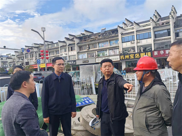 3月25日，程縣長調(diào)研徽州路和揚之學(xué)校項目，集團(tuán)張總陪同.jpg